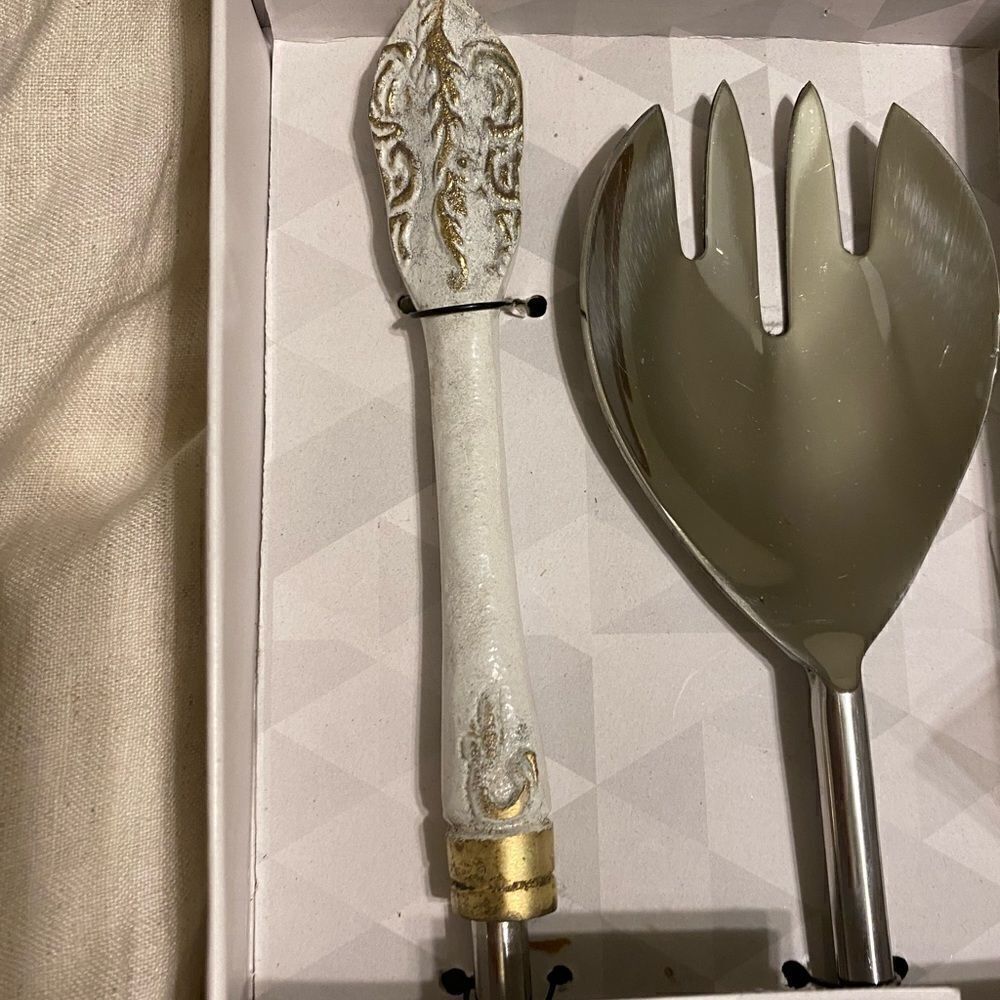 Elle Baroque 2-Piece Salad Serving Set - Picture 4 of 7